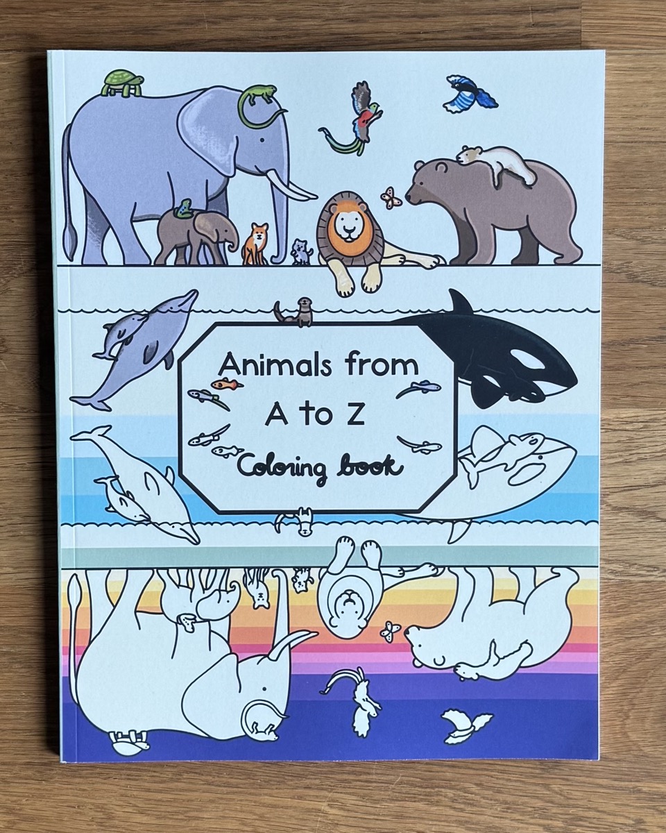 Cover of Animals from A to Z: Coloring Book