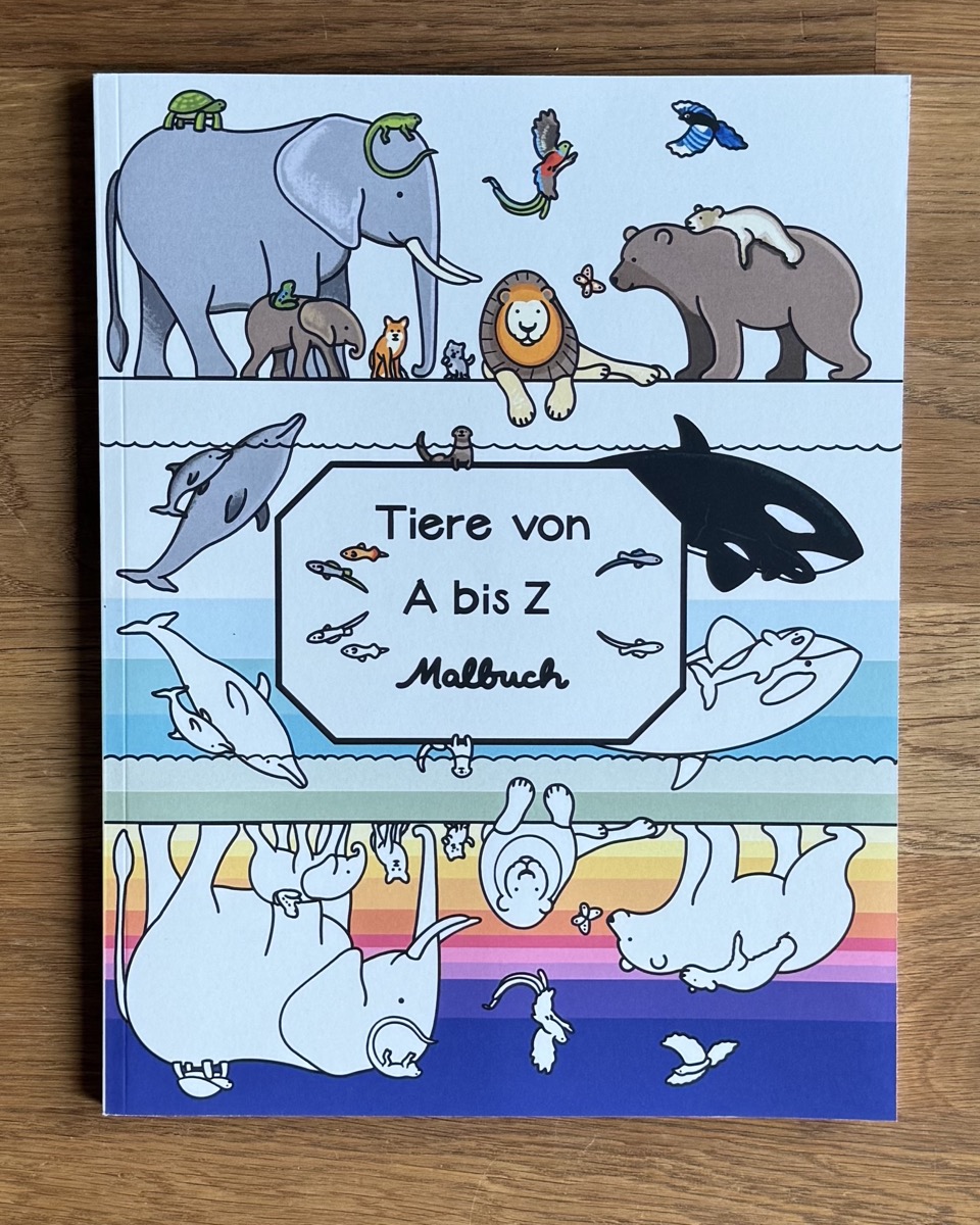 Cover of Tiere von A bis Z: Malbuch